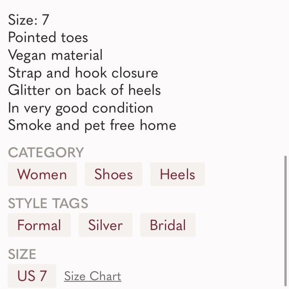 Call it Spring Metallic Heels Size: 7 - Picture 7 of 8